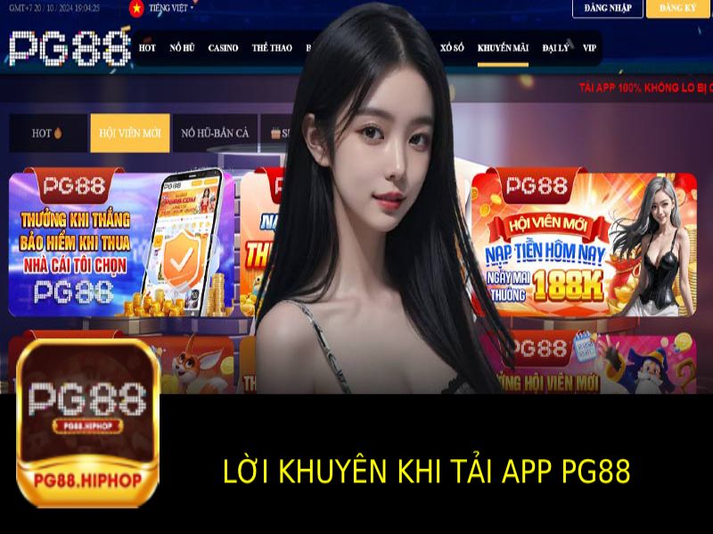 Tải App PG88 - Trải Nghiệm Cá Cược Mọi Lúc, Mọi Nơi Các Lời Khuyên Khi Tải app Pg88